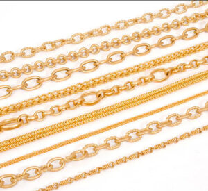 Gold plated chains